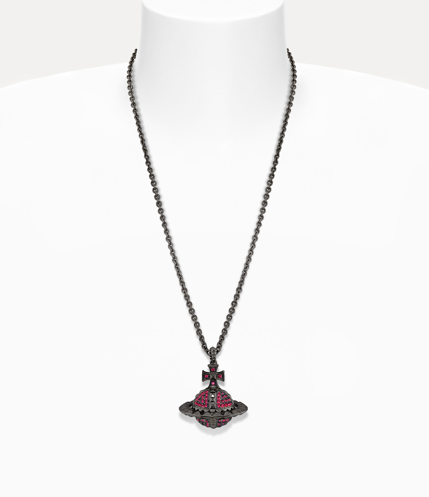 VIVIENNE WESTWOOD enamel orb pendant - kikulu vintage costume jewellery and  handmade jewellery